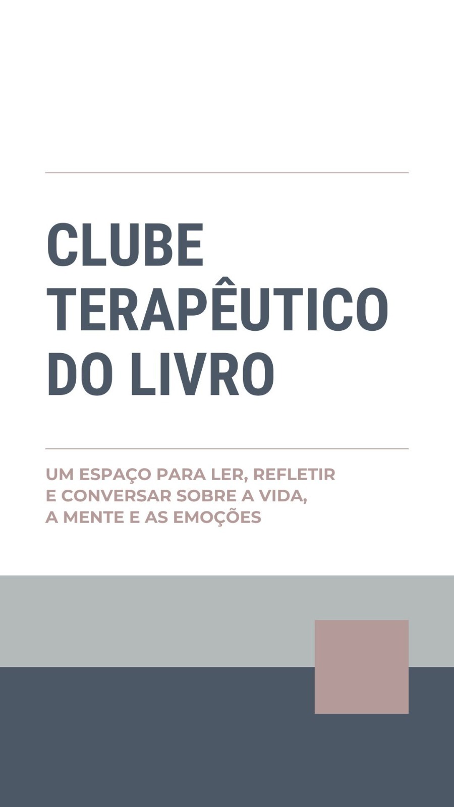 Clube Terapêutico do Livro